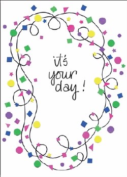 Enclosure Card It's Your Day