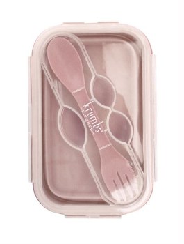 Silicone Collapsible Lunch Container Coral
