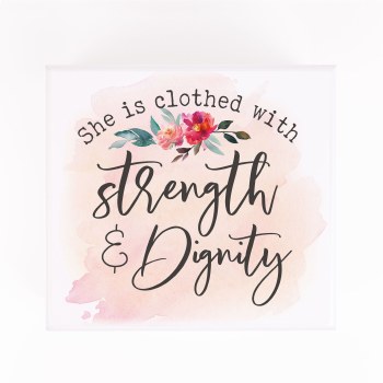 She Is Strength Jewelry Box
