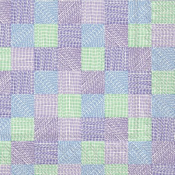 Luncheon Napkin Square Sampler Blue