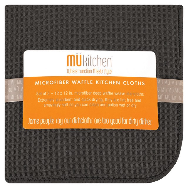 Mukitchen Kitchen Cloth, Waffle, Microfiber
