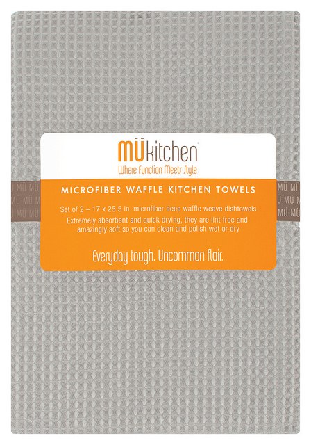 Mu Kitchen Waffle Microfiber Dish Cloths Set of 2