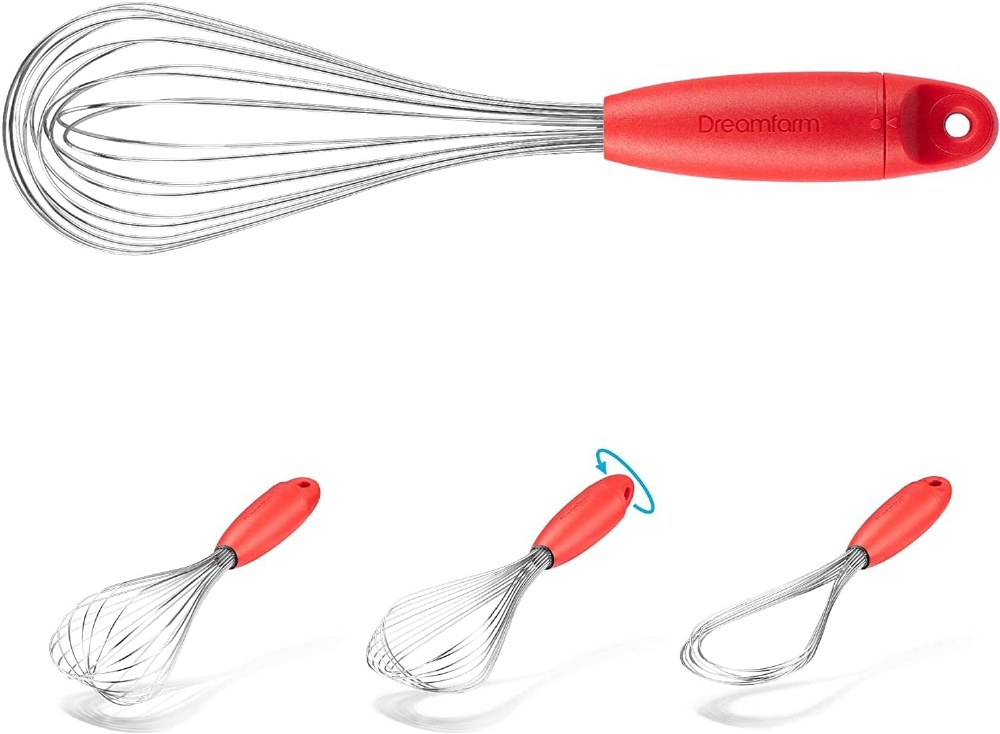 Twist Whisk Goes From Flat To Balloon At The Turn Of A Knob