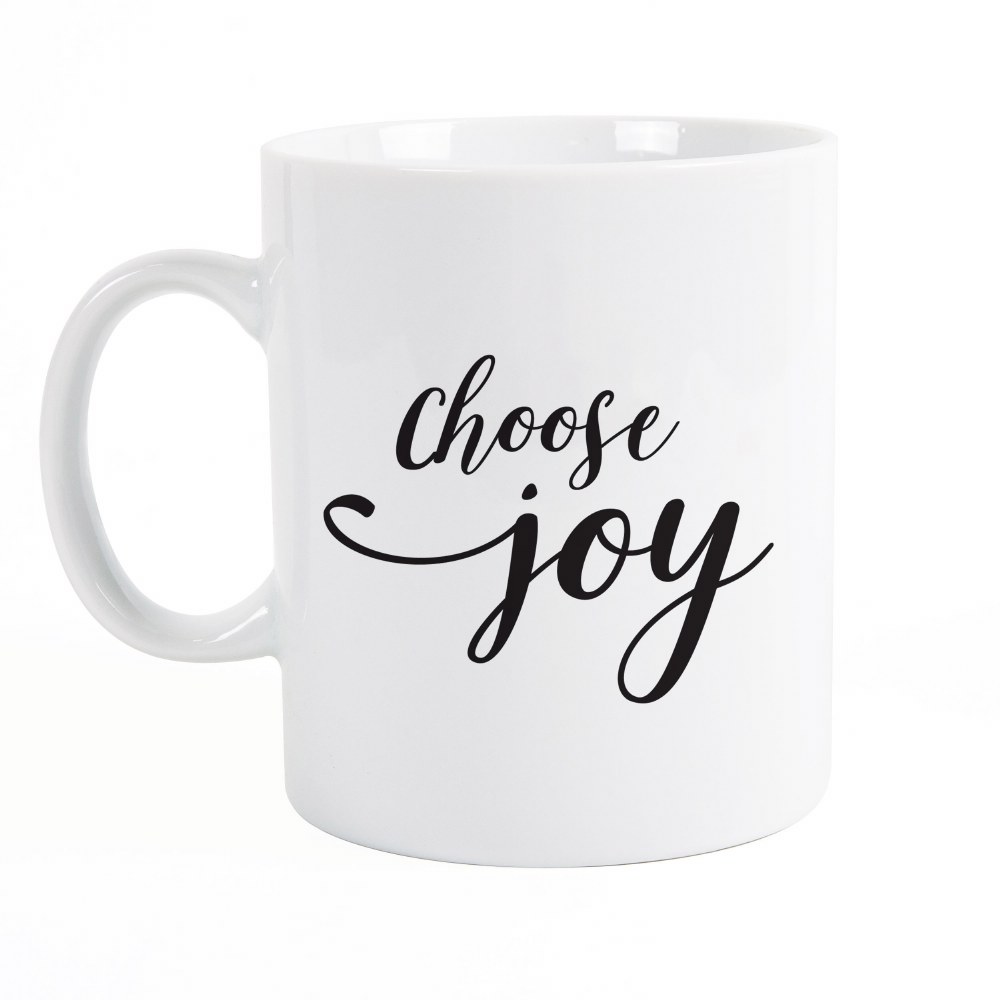 Choose Joy Stoneware Coffee Mug