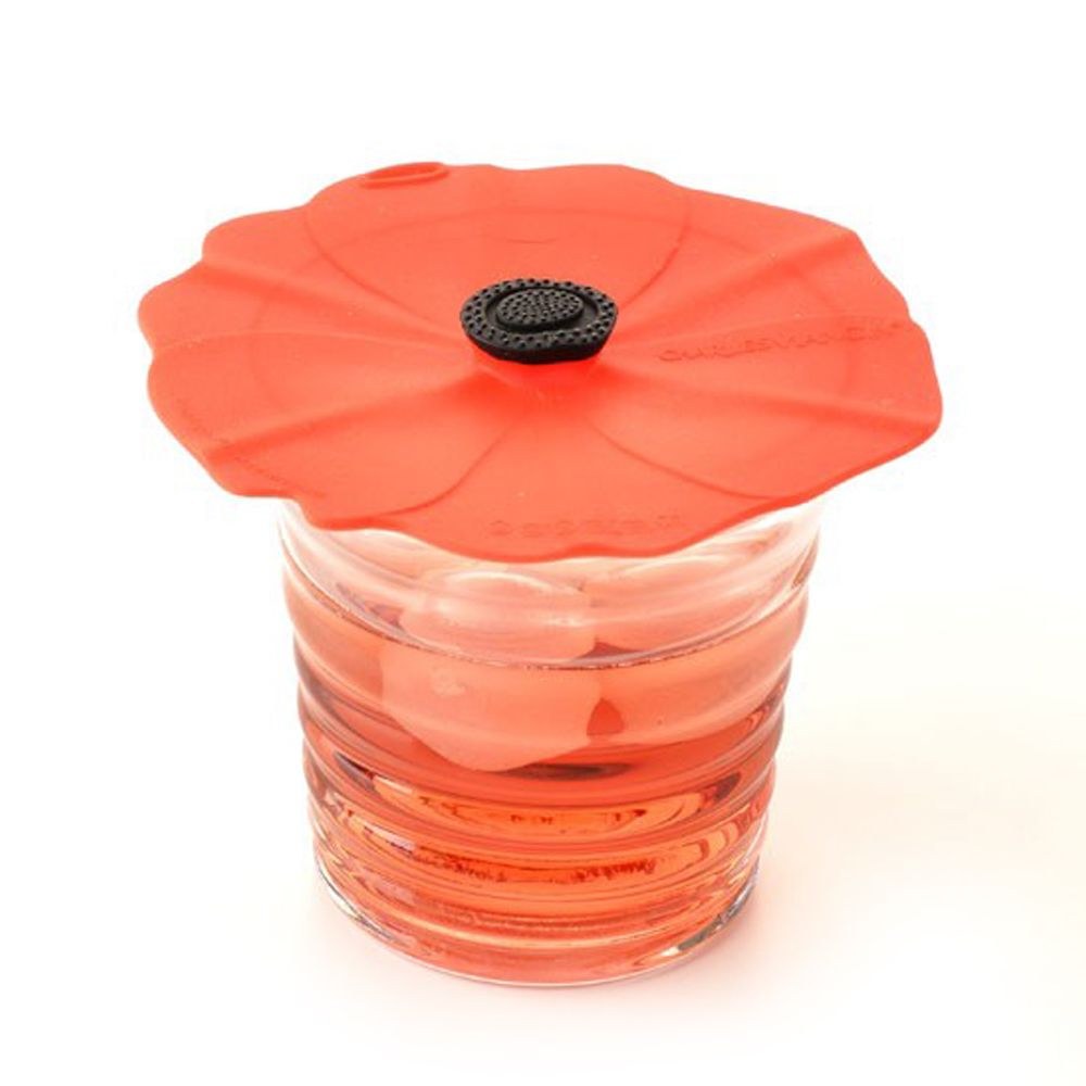 Poppy Lid Red Drink Cover GIFTS & THINGS