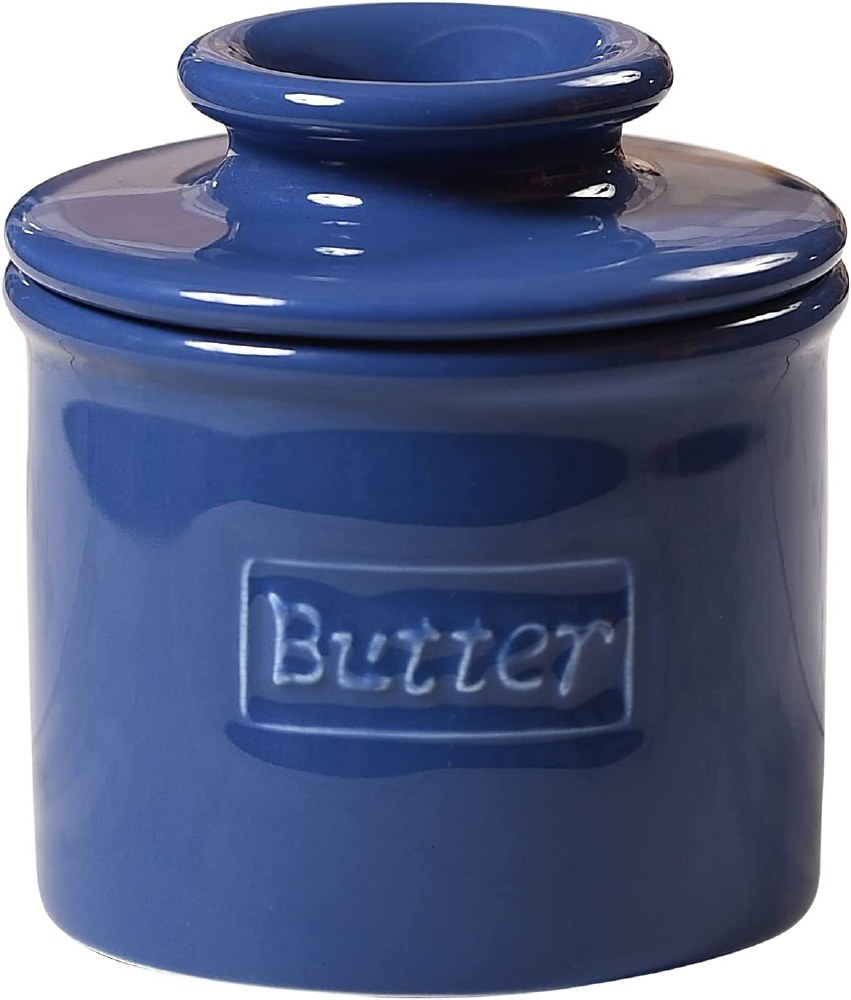 Butter Bell Crock Royal Blue GIFTS & THINGS