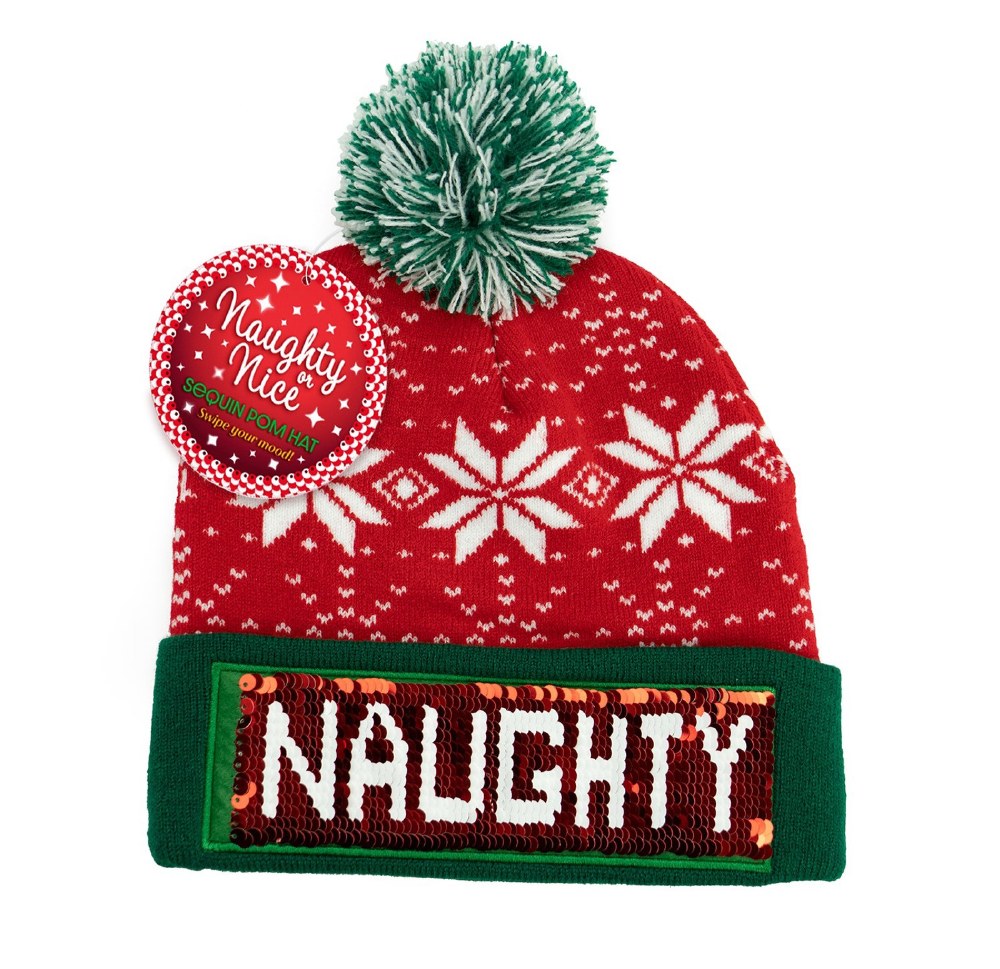Naughty/nice Sequin Hat GIFTS & THINGS