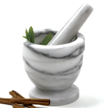 Marble Mortar &amp; Pestle