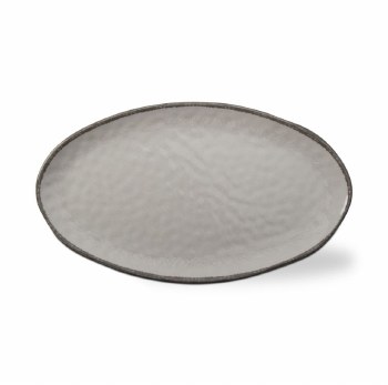 Melamine Veranda Oval Platter Ivory