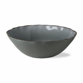 Melamine Veranda Serving Bowl Slate Blue