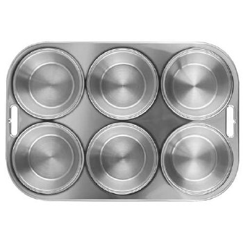 Muffin Pan S/s 6 Cup