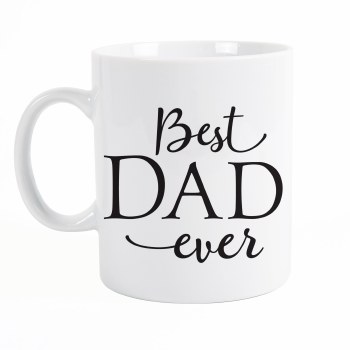 Ceramic Farmhouse Mug Best Dad Ever