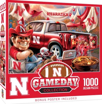Nebraska Cornhuskers 1000 Piece Puzzle Game Day