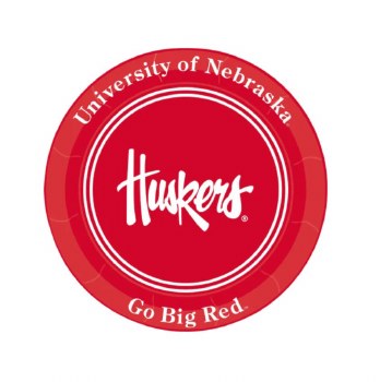 University of Nebraska 9" Luncheon Plates