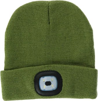 Night Scope Led Beanie Olive