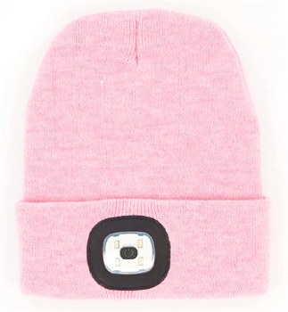 Night Scope Led Beanie Pink
