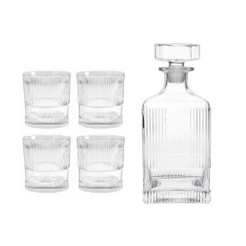 Noho Clear Decanter + 4 Dof