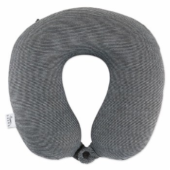 Neck Pillow Black Stripe