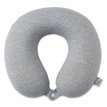Neck Pillow Gray Stripe