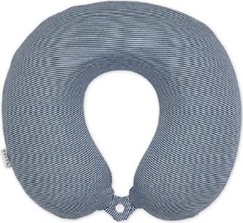 Neck Pillow Navy Stripe