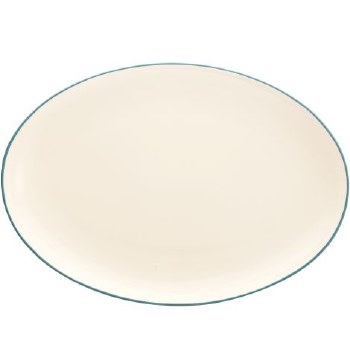 Colorwave Turquoise Oval Platter 16"