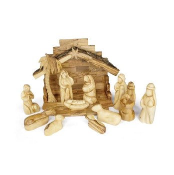 Holy Land Olive Wood Nativity