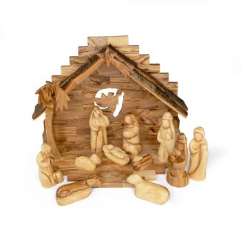 Holy Land Olive Wood Nativity