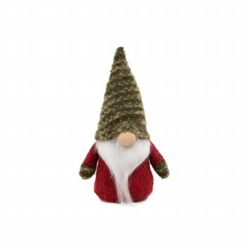 Green &amp; Burgundy Gnome 5.5"