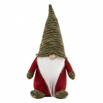 Green &amp; Burgundy Gnome 10"