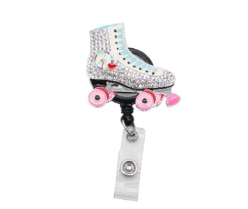 Badge Reel Rollerskate