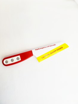 Cheese Knife Red