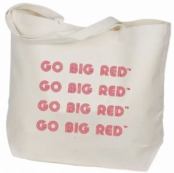 Retro Canva Tote Bag Nebraska