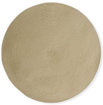 Round Woven Placemat Natural