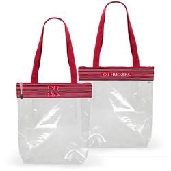 Zipper Stadium Tote - Nebraska
