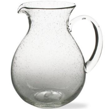 Bubble Glass Pitcher Clear