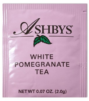 Tea Packet White Pomegranite