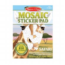 Mosaic Sticker Pad - Safari