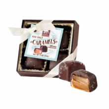 Dark Chocolate Sea Salt Caramels 2oz