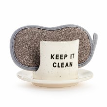 Keep It Clean Soap Dish with Sponge