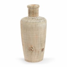 Pine Wood Vase 12"