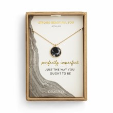 Necklace Black Marble