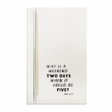 Live From Snack Time Towel 5 Day Weekend