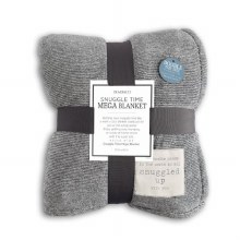 Snuggled With You Gray Mega Blanket