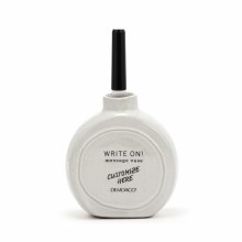 Write On Vase Small Round