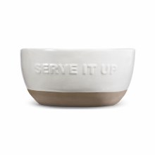 Serve It Up Bowl White