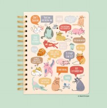 Spiral Notebook If Cats Could Talk