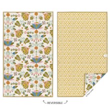 Microfiber Towel Cottage Floral