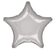 Foil Balloon 19" Star Silver