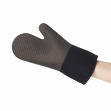 Silicone Oven Mitt Black