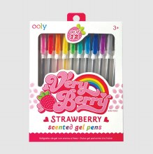 Very Berry Strawberry Scented Gel Pens Set of 12